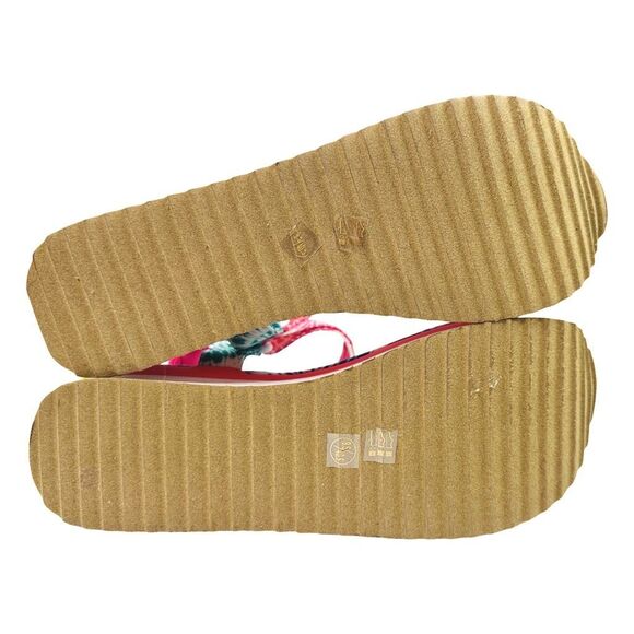 Dirty Laundry Goin’ Out Multicolor Tie Dye Chunky Platform Sandals - Size 9.5 - Picture 6 of 9